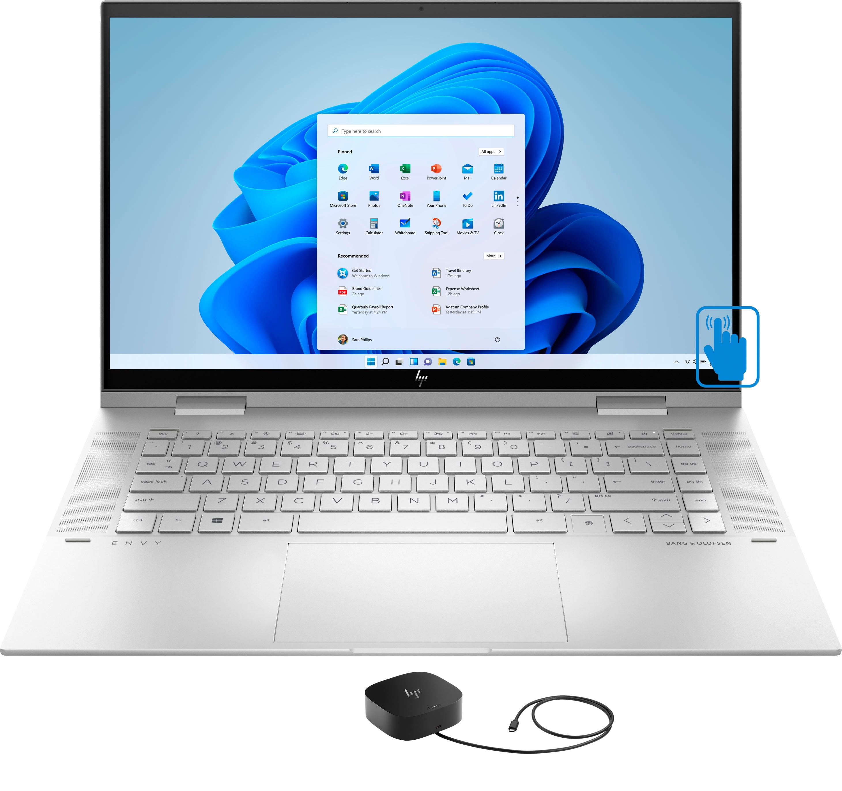 HP ENVY x360 15t-es100 Home/Business 2-in-1 Laptop (Intel i7-1195G7 4