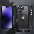 thumbnail image 3 of TECH CIRCLE Bumper Case for iPhone 14 (6.1") 2022 - Scratch Resistant Shockproof Rugged Cover Shell [Compatible with MagSafe] Durable Sturdy Protective Basic Phone Case, Black, 3 of 7