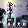 thumbnail image 3 of Librero SUNMORY de árbol de 6 niveles con luces LED, 3 of 8