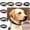 Orange#003, variant on Purple Reflective Dog Collar for Medium to Large Dogs – Adjustable, Dual D-Ring, Side-Release Buckle, Low-Light Visibility Nylon Collar (Purple-L)