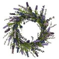 thumbnail image 1 of Nearly Natural 4785 Lavender Wreath 20-Inch Purple, 1 of 4