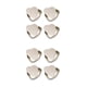 thumbnail image 1 of Naiovety 4 moldes para pasteles de amplia aplicación, antiadherentes, hermosos pasteles con facilidad, moldes con forma de corazón de grado oro 2Conjunto, 1 of 6