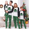 thumbnail image 2 of Pijama familiar a juego con gorro de Navidad, Conjunto de pijama verde, Feliz Navidad, 2022, 2 of 3