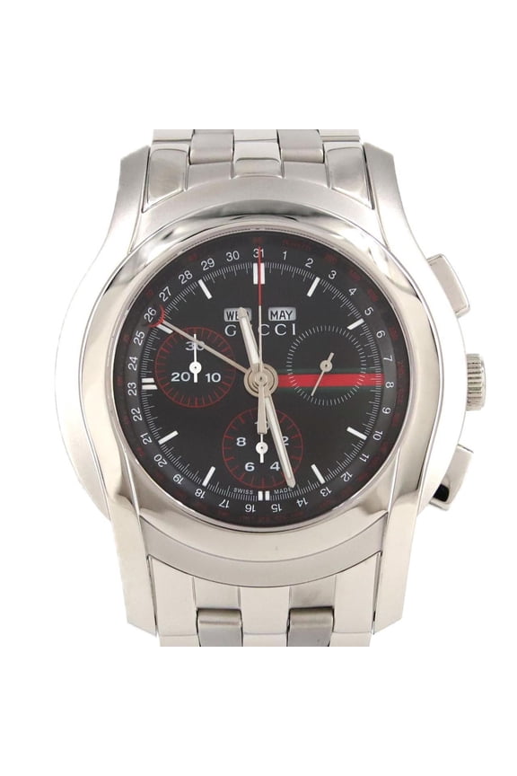 Pre-Owned Gucci 5500CHRONO YA055206 SS Quartz Watch