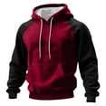 thumbnail image 7 of cocolona Womens and Mens Color Block Hoodies Long Sleeve Drawstring Hooded Sweatshirts Fall Winter Fashion Pullover Hoodie with Pockets, 7 of 7