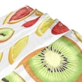 thumbnail image 3 of Bath Curtain & Non-Slip Bath Mat Set 12-Grommet Shower Curtain Memory Foam Bath Rug Sliced Fruit Pattern, 3 of 8