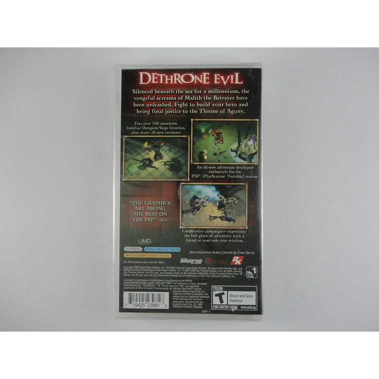 Dungeon Siege: Throne of Agony - PlayStation Portable - Walmart.com