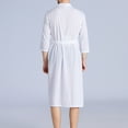 thumbnail image 6 of IYTR Mens Winter Warm Nightgown Couple Bathrobe Men And Women And Winter Bathrobes White L, 6 of 6