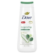Dove Invigorating Long Lasting Gentle Women's Body Wash, Aloe and Eucalyptus Oil, 20 fl oz