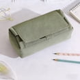 thumbnail image 5 of JOGZMZ Large Capacity Pencil Case with Flap and Zipper Closure Oxford Fabric Pen Pouch for Stationery Organizer, 5 of 6
