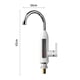 thumbnail image 2 of Calentador de agua sin tanque de 3000W con pantalla LCD ajustable de 360 ​​grados para fregadero de cocina, 2 of 7
