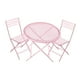 thumbnail image 3 of Accesorios para jardín de hadas, mesa y sillas de exterior para casa de muñecas, muebles para casa de muñecas Rosa, 3 of 7