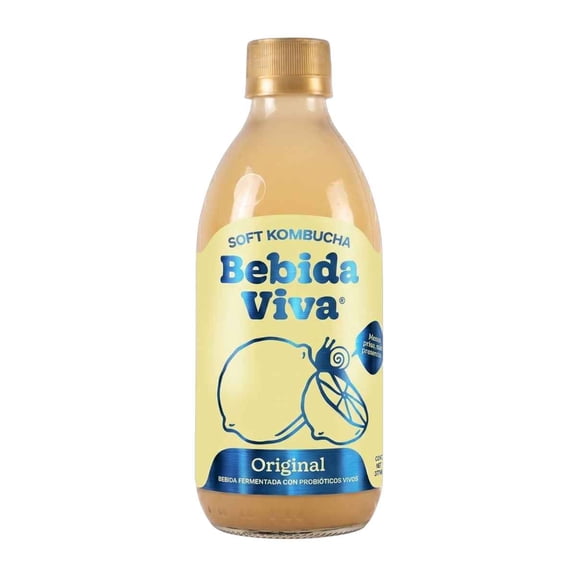 Bebida Kombucha con probióticos original 377 ml