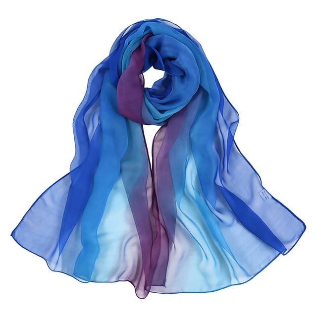 PEIXUN Foulard Rétro Colorée Imprimée pour Femmes Simple Coton et Lin Châle Chaud Foulard Musulman
