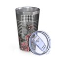 thumbnail image 2 of 16oz Tumblers Pioneer Flower Floral Print Pattern Stainless Steel Vacuum Insulated Double Wall Travel Tumbler Cups Mug with Lid and Straw,Cleaning Brush for Coffee,Tea, 2 of 4