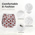 thumbnail image 6 of Haiem Ladybugs on Black and White Striped1 Women's 2 in 1 Running Shorts - Lightweight Athletic Workout Gym Yoga Breathable Sports Shorts Liner with Phone Pockets-Medium, 6 of 9