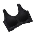 thumbnail image 2 of Women Bras Woman Sexy Bra No rims Underwears Base Vest Style Sports Base Underwears Comfortable Bras for Women Black L, 2 of 7