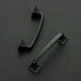thumbnail image 2 of Katieovy 6 Pack Cabinet Handles,3-3/4 inch Hole Center Kitchen Drawer Pulls, Sturdy Big Square Base Dresser Pulls Metal Cabinet Pulls, 2 of 8
