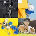 thumbnail image 5 of Lote de 100 ganchos giratorios de aleación (50 hebillas plateadas para perro + 50 aros planos para llave) para llaveros, accesorios de joyería, bolsos, llaves y manualidades., 5 of 5