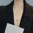 thumbnail image 1 of Collar AGM dorado con dije de corazón, 1 of 2