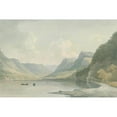 thumbnail image 2 of John Warwick Smith 24x17 Black Ornate Framed Double Matted Museum Art Print Titled: Ullswater, Looking Toward Patterdale (1792), 2 of 5