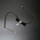 thumbnail image 4 of Gargantilla de flores trenzadas con colgante de perla de Camelia blanca, accesorio de disfraz, gargantilla ajustable para mujer TUNC Sencillez, 4 of 5