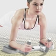 thumbnail image 4 of Xingzhi Flat Plank Support Trainer Multi-Function Exercise Bracket Push-up Training Plate Aids Portable Exerciser Fitness White, 4 of 5