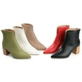 thumbnail image 7 of Journee Collection Womens Kayden Tru Comfort Foam Back Heel Zip Stacked Heel Booties, 7 of 7