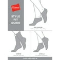 thumbnail image 4 of Hanes Women's No Show Socks, Comfort Fit, 10-Pack, Size 5-9, 4 of 6