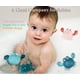 thumbnail image 3 of Juguete de baño para niños, cangrejo de natación de cuerda, juguete de agua flotante, juguete de bañera con reloj de carburador de espalda pequeño y bonito para niños pequeños, azul claro oso de fresa Juguete, 3 of 6