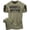 T-Shirt Military Green Branded, variant on Gymish Barbell Nation Workout T-Shirt for Men – Funny Gym Shirt, Men’s Athletic Tee, Military Green, Small