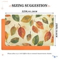 thumbnail image 6 of Yayeee Doormat for Indoor Entrance 32" x 20" Non Slippery Floor Rug, Beige Leaves, 6 of 8