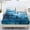 Blue Forest Birds, variant on Whosucclay 3 Piece Fitted Bedding Set with Cozy Soft Touch, Fitted Sheet & 2 Pillowcases, No Flat Sheet Included Fitted Sheet Set for Bedroom Home Decor, Twin Size