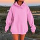 thumbnail image 2 of Tops deportivos para mujer,Sudadera informal de manga larga con cuello redondo para mujer, blusa suave de poliéster, para uso diario en casa, sopatenor, 2 of 9