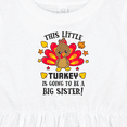 thumbnail image 4 of Inktastic This Little Turkey is Going to Be a Big Sister Girls Baby Dress, 4 of 5