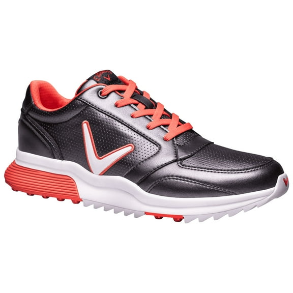 Callaway 2022 Lady AURORA Golf Shoes CHARCOAL/CORAL - UK4