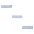 thumbnail image 4 of Naiovety Feiping, nuevo molde de silicona para flores, alfombrilla de encaje para pasteles, molde para hornear Fondant de azúcar, patrón de flores, Azul 3piezas Naiovety CBP000487, 4 of 6