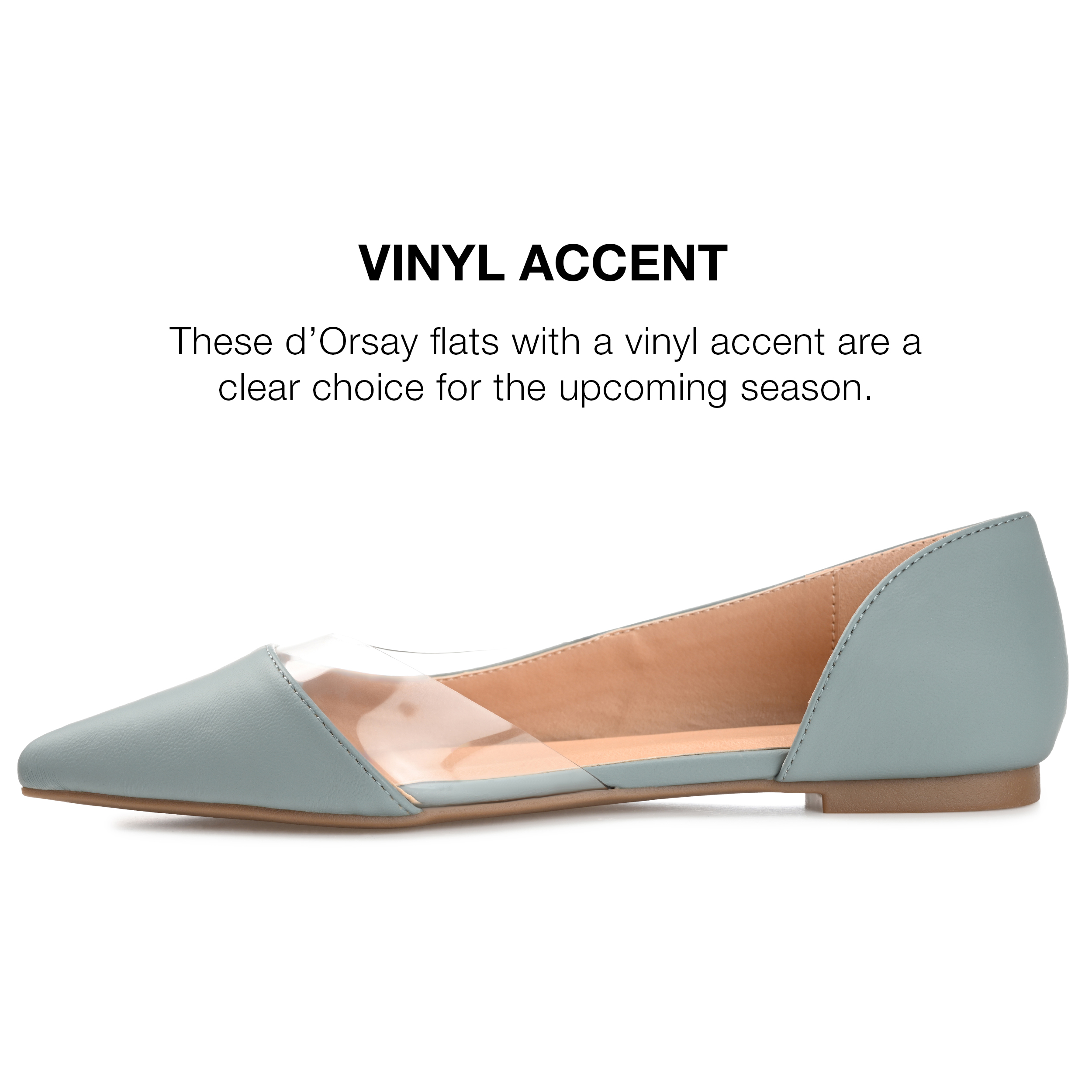 Journee Collection Womens Mikki Ballet Pointed Toe Slip On Flats