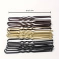 thumbnail image 2 of U-Shaped Hair Pins for Updos, Thickened Metal Bobby Pins Secure Bun & Bridal Styling, Professional Salon Grade Invisible Hold, 50 Count, 2 of 4