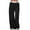 Black, variant on LLYwey Running Pants Women Solid Color Hanging Casual Wide Leg Trousers with Decorative Pockets At the Back for A Stylish Look Pants New Full Length Pants Regular Fitted Silvers L