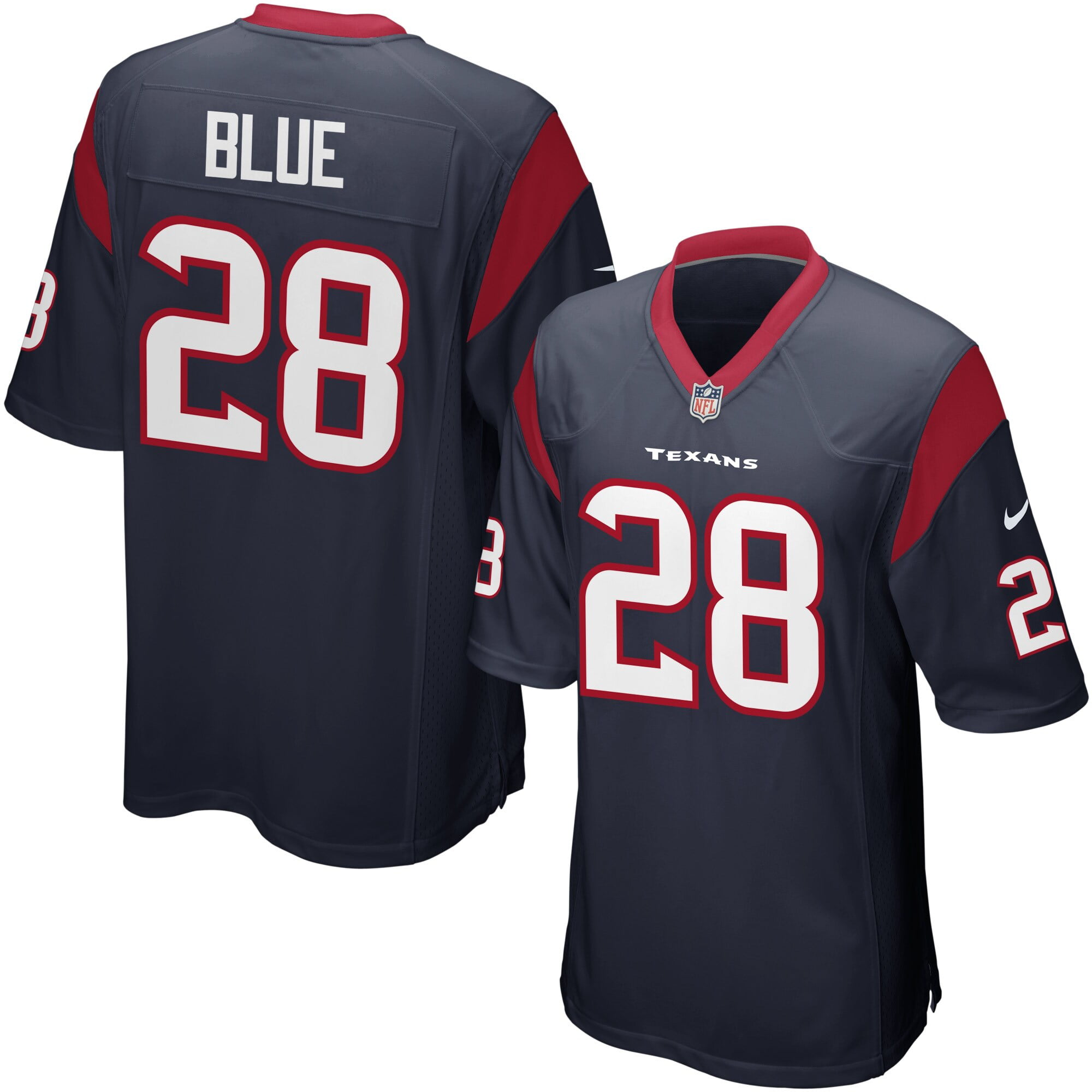 Alfred Blue Houston Texans Youth Nike Team Color Game Jersey - Navy - Walmart.com