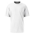 thumbnail image 4 of Kixjoy Big and Tall Shirts for Men Plain Crewneck Short Sleeve T Shirts 100% Cotton Lounge Soft Gym Shirts Loose Fit Lightweight Spring Mens T Shirts, White XL, 4 of 7