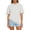 Gray, variant on Women Crewneck Short Sleeve Relaxed Fit T Shirt Classic Pullover Top Soft Cotton Casual Tee for Daily Wear Blue L