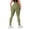 Green, variant on Women's Knit Tight Height Waist Breathable Outdoor Running Fitness Pants Hip Yoga Pants Womens Bottoms Pink M