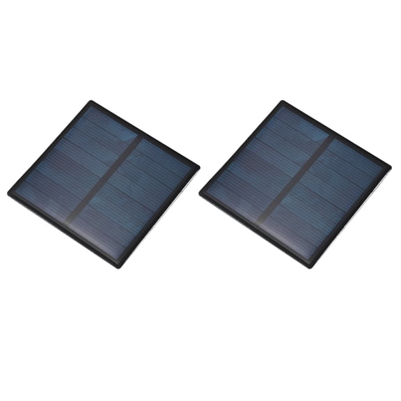 Uxcell 2Pcs 4V 0.4W 0.1A Mini Solar Panels for Solar Power Small Solar Photovoltaic Cells Charge 2.76" x 2.76"