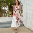 thumbnail image 3 of Cherry Blossom Pink (4) Dress Summer Street Style Bohemia Long Dresses Female Sleeveless Printed Maxi Dress, 3 of 9