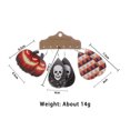 thumbnail image 3 of hirigin Women Drop Dangle Earrings Set, 3 Pairs Anti-Fading Halloween Pattern Earrings for Theme Party Stage Performance Celebrations, 3 of 4