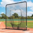 thumbnail image 2 of FORTRESS 7ft x 7ft Baseball Sock Net Screen – Heavy-Duty Galvanized Steel Frame with Double-Layered UV-Stabilized Netting – Ideal for Batting and Pitching Practice, 2 of 7