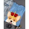 thumbnail image 3 of Royal Corgi W Crown T-Shirt Women -Image by Shutterstock, Female Small, 3 of 4