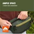 thumbnail image 6 of Ozark Trail 3.5 Ltr on Waist pack, Green, Unisex, Polyester Zipper, 6 of 12